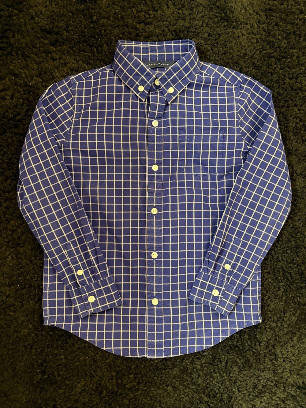 EUC Janie and Jack button down size 5